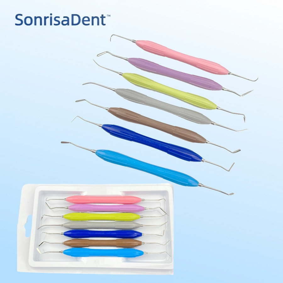 Dental Impression Material Kit - Dental Werkzeug Harz Spatel Verbund Instrumente