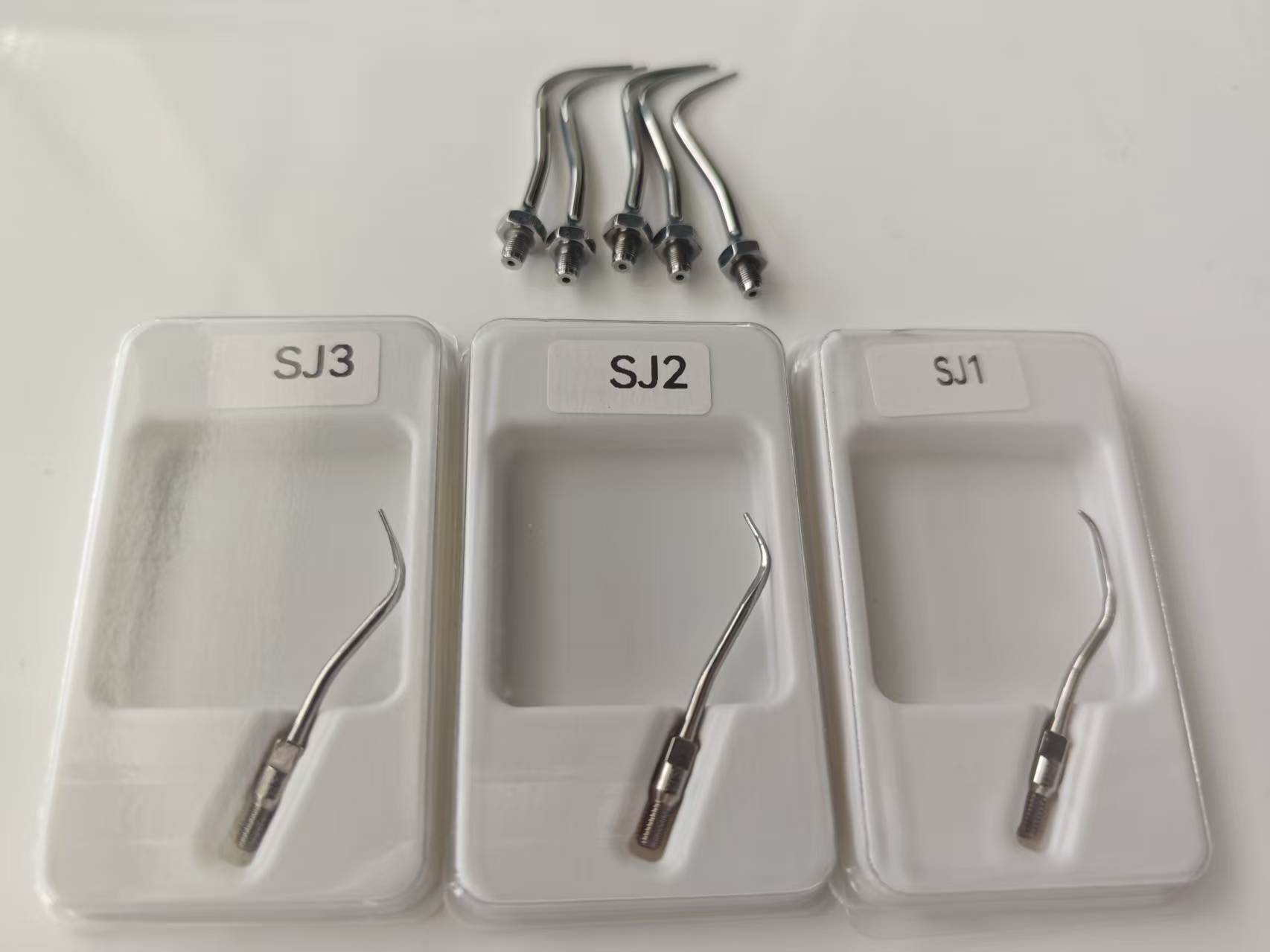Dental Ultrasonic Scaler - 5 Stück Dental-Ultraschall-Scaler-Spitzen SJ1-SJ3 A1, multifunktional,