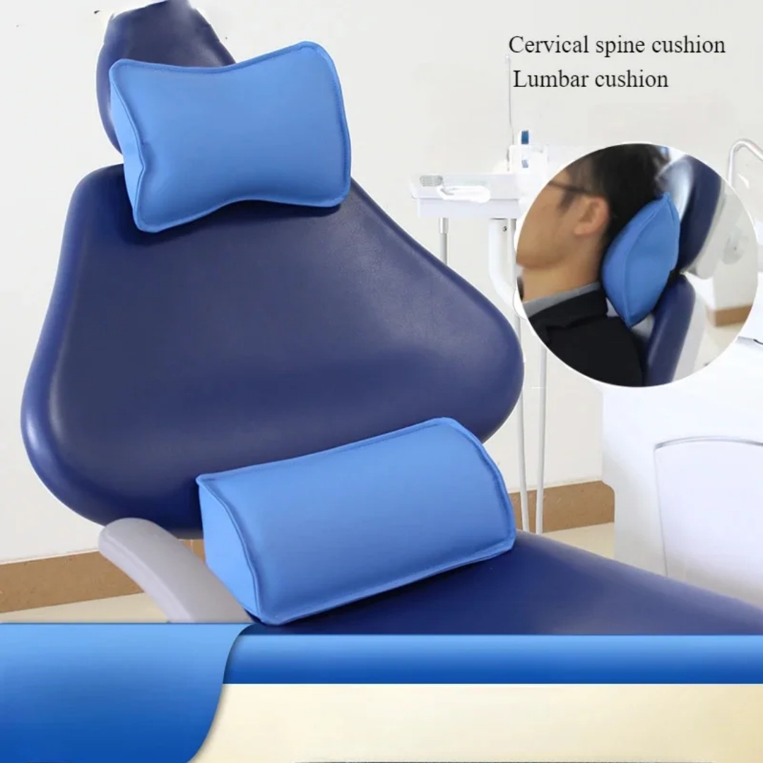 Dental Chair Unit Complete - Zahnärztliches Leder-Taillenkissen Nackenkissen Memory-Schaum Zahnarztstuhl Zubehör