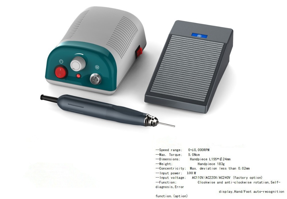 Dental-Labor-Poliergerät, bürs – Dental Lab Micromotor 50K Rpm Bewertung und Preis